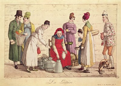 The Milkmaid by French School